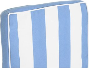 Μαξιλάρι έδρας DKD Home Decor Λευκό Sky μπλε 42 x 4 x 115 cm