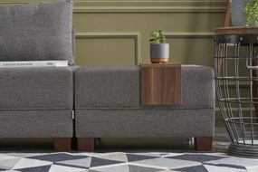 Corner Sofa-Bed Fly Corner Sofa Bed Left - Brown Brown