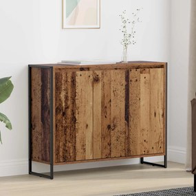 vidaXL Βοηθητικό ντουλάπι Παλιό Ξύλο 96,5 x 30 x 75 εκ