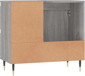 vidaXL Ντουλάπι Μπάνιου Γκρι Sonoma 65x33x60 εκ. Επεξεργασμένο Ξύλο