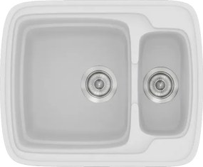 Sanitec Classic 314 (60×51) - Γρανιτένιος νεροχύτης - White