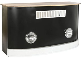 Ντουλάπι μπαρ DKD Home Decor Λευκό Καφέ Μαύρο 157 x 52 x 90 cm BAR