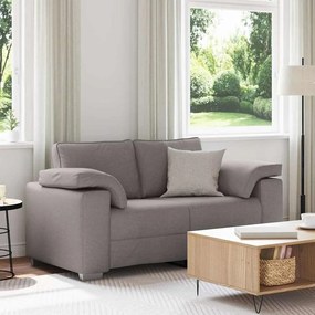 vidaXL Καναπές με μαξιλάρι Taupe 160 x 77 x 82 εκ ύφασμα