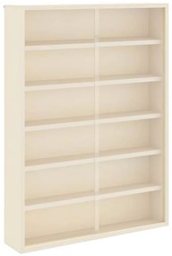 vidaXL Ξύλινη βιτρίνα συλλεκτών Καφέ 40 x 8,5 x 54 εκ Κόντρα πλακέ
