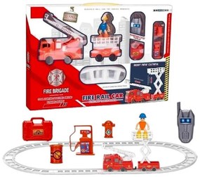 Παιδικό Τρενάκι με Ράγες Πυροσβεστική