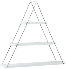 Ράφι τοίχου Elmira Triangle Fylliana Λευκό 74*13*61 εκ. 74x13x61 εκ.