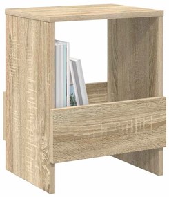 vidaXL Ράφι Περιοδικών Δρύς Sonoma 35 x 30 x 45 εκ.