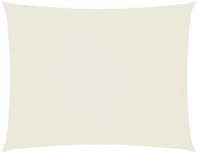 vidaXL Πανί Σκίασης Ορθογώνιο Κρεμ 3 x 4,5 μ. από Ύφασμα Oxford