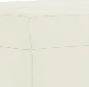 vidaXL Υποπόδιο Κρεμ 60x50x41 εκ. Βελούδινο