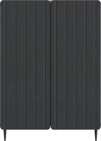 vidaXL Πλαϊνό γραφείο Μαύρο 66 x 34,5 x 92 εκ. Επεξεργασμένο Ξύλο