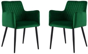 Καρέκλα Miramar 109 τεμ.  τεμ.), Πράσινο, 85x57x56cm, Ταπισερί, Μεταλλικά, Μπράτσα