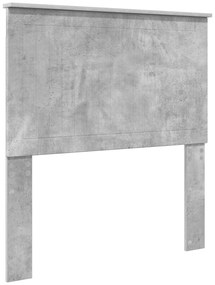 vidaXL Σκελετός Κρεβατιού Σκυρόδεμα 90 x 200 cm Στερεά ξυλεία πεύκου