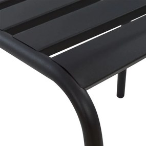 ΚΑΡΕΚΛΑ ΜΕΤΑΛΛΙΚΗ ΜΑΥΡΗ JASON HM5177.01 43x50x86cm - 0614687 - HM5177.01