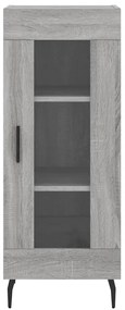 vidaXL Ντουλάπι Γκρι Sonoma 34,5x34x90 εκ. από Επεξεργασμένο Ξύλο
