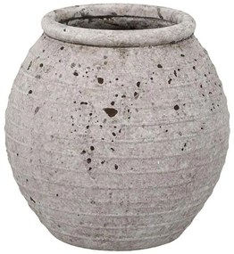 Βάζο 028-125-140 19x19x19cm Grey Κεραμικό