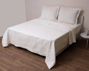 Κουβέρτα Polycotton Υπέρδιπλη 230x270 Δήλος Εκρού