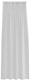 vidaXL Κουρτίνες με κουρτίνες 2 pcs Ανοιχτό γκρι 140x175cm Πολυεστέρας