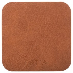 Σουβέρ (Σετ 4τμχ) Estia Allure Καφέ 07-32401