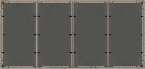 vidaXL Σετ Εξωτερικής Τραπέζης 7 pcs συνθετικό ρατάν