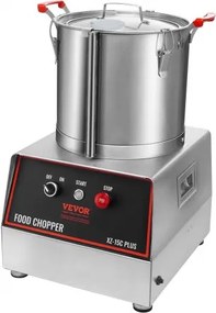 VEVOR Food Processor Vegetable Chopper 1400W 16 Quart Stainless Steel Blender