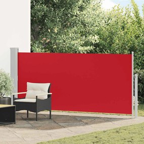 vidaXL Σκίαστρο Πλαϊνό Συρόμενο Κόκκινο 140 x 300 εκ.