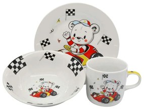 Σερβίτσιο Φαγητού Παιδικό Rally (Σετ 3Τμχ) 814633 Multi Ankor Porcelain