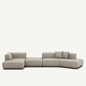 Γωνιακός καναπές αριστερός με ύφασμα τουίντ, Jacopo