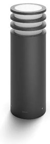 Έξυπνο Επιδαπέδιο Φωτιστικό Led Ε27 9W IP44 Ανθρακί 40cm Hue W Lucca 915005561301 Philips Hue-915005561301-Ανθρακί 915005561301