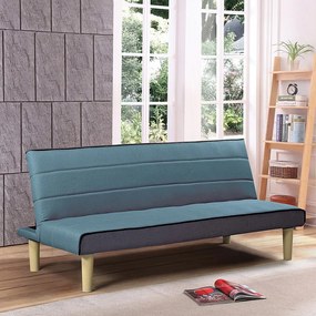 Καναπές Κρεβάτι BIZ Μπλε Ύφασμα 167x75x70cm