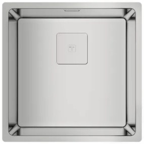 Teka FLEX LINEA 40.40 RS 15 Ανοξείδωτος Λείος Υποκαθήμενος/Επικαθήμενος/Επίπεδος Νεροχύτης 50 cm