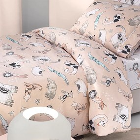 Παπλωματοθήκη Μονή (Σετ 165x225) Guy Laroche Zootopia Cameo