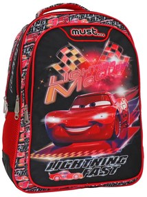 Σχολική Τσάντα Δημοτικού (33x16x45) Must Cars Lighting Fast 563363