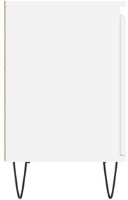 vidaXL Κομοδίνα 2 τεμ. Λευκά 40 x 30 x 50 εκ. από Επεξεργασμένο Ξύλο