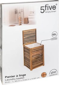 Καλάθι απλύτων 5five ακακίας - 65L