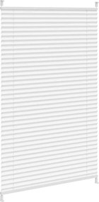 vidaXL Πλισέ στόρι σκίασης 90 x 1125 cm Λευκό