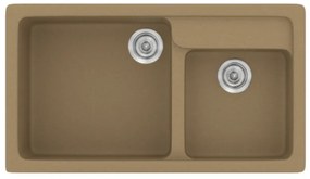 Sanitec Classic 317 Metallic Coffee Νεροχύτης