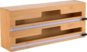Επιτοίχια Βάση Οργάνωσης Ρολών 2 Θέσεων Estia Bamboo Essentials 01-28336