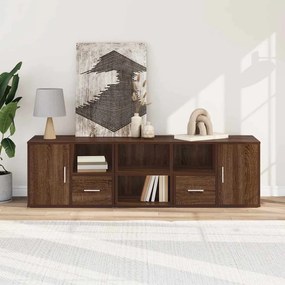 vidaXL Γωνιακό Έπιπλο Καφέ δρυς 160x40x45 εκ. από Επεξεργ. Ξύλο