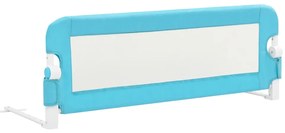 vidaXL Μπάρα Κρεβατιού Προστατευτική Μπλε 120 x 42 εκ. από Πολυεστέρα