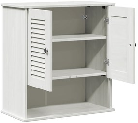 vidaXL Κρεμαστό Ντουλάπι Μπάνιου Λευκό 67.5 x 34 x 71.5 εκ