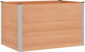 vidaXL Υπερυψωμένη Ζαρντινιέρα Καφέ 150 x 100 x 91 cm