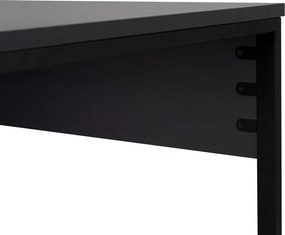 Γραφείο Ανθρακί / Μαύρο TWIN 240x60x74