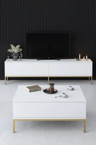 Coffee Table Lord - White, Gold White
Gold