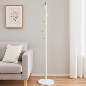 Καλόγερος Ρούχων F-V Coat Hanger 6 Hooks White 138934B