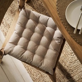 Μαξιλαράκι καρέκλας 40x40cm GOFIS HOME  Hygg Beige 213