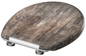 SCHÜTTE Κάθισμα Λεκάνης OLD WOOD με Soft-Close & Σχέδιο από Duroplast