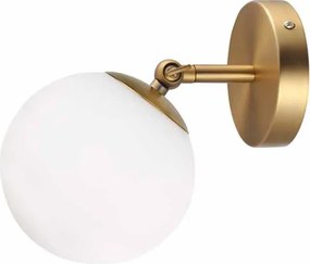 Απλίκα Τοίχου Aca Thetis V360501W Brass