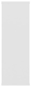 vidaXL Ραφιέρα Τοίχου Λευκή 104 x 20 x 58,5 εκ. από Επεξεργασμένο Ξύλο