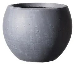 Γλάστρα Πήλινη Στρογγυλή Rocky Γκρι 30x30x23 εκ. A-4050-8 Supergreens-A-4050-8-Γκρι A-4050-8