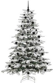 vidaXL Τεχνητό Χριστουγεννιάτικο Δέντρο με Άξονα Λευκό 240 cm